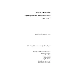 City of Gloucester Open Space and Recreation Plan 2010 - 2017