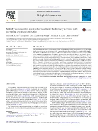 Biodiversity Declines with Increasing Woodland Utilisation