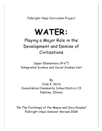 Fulbright Hays Curriculum Project