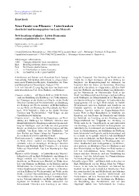 Neue Funde Von Pflanzen – Unterfranken (Bearbeitet Und Herausgegeben Von Lenz Meierott)