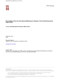 Proceedings of the 3Rd International Workshop on Design in Civil and Environmental Engineering