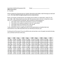 Quantitative Methods (Geography 441) Name: ______SPSS 9: Time Series Dr