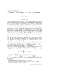 Selberg Conjectures and Artin L-Functions