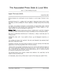 The Associated Press State & Local Wire