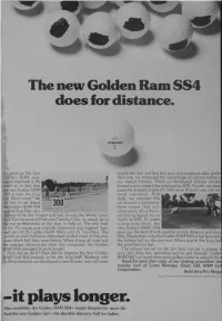 The New Golden Ram SS4 Does for Distance