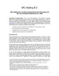 UPC Holding B.V
