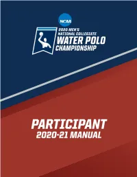 2020-21 MANUAL Table of Contents INTRODUCTION