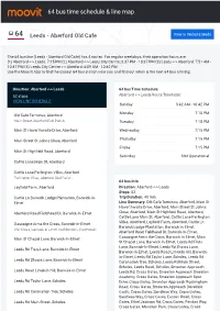 64 Bus Time Schedule & Line Route
