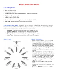 Basic Sailing Terms