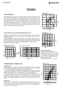 Materials (Principles, Demagnetization Curves And