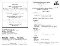 Order of Service