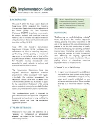 Water Quality and Tree Protection Ordinance Implementation Guide