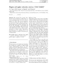 Figure-Of-Eight Velocity Curves: UGC 10205? J.C