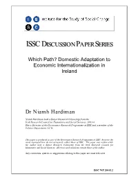 ISSC WP 2004-12 Which Path