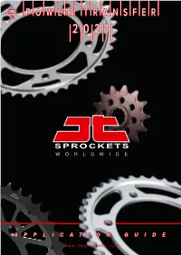 JT Sprockets Application Guide 2021.Pdf