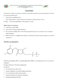 Thiamine Pyrophosphate