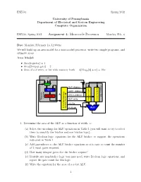 Microcode Processor Monday, Feb