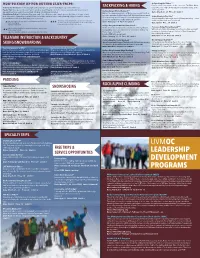 Uvmoc Leadership Development Programs
