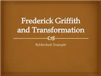 Frederick Griffith and Transformation