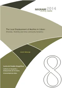 Muslims in Lisbon: Diversity, Visibility and Intra‐ Community Dynamics
