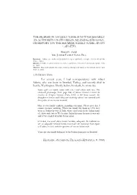 (1999) the Bearer of a Family Name Is Not Necessarily an Authority on Its Origin