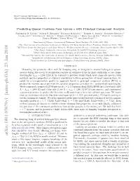 Arxiv:1801.07679V1 [Astro-Ph.GA] 23 Jan 2018 Pirical Approach, Perhaps Aided by Machine Learning