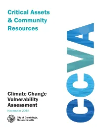 CCVA Critical Assets and Community Resources November 2015