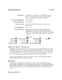 Site-22A-Arsenal-Pottery-With-Industrial-Census.Pdf