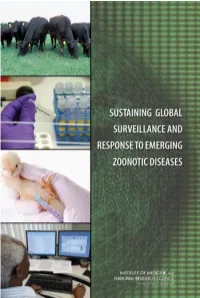 Sustaining Global Surveillance and Response to Emerging Zoonotic Diseases