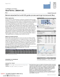 Below Expected but Solid 3Q Guide Proves Earnings Turnaround; Buy