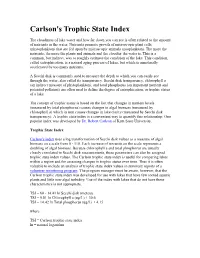 Carlson's Trophic State Index