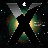 Getting Started for Version 10.5 Leopard