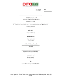 SEC Number 808 File Number
