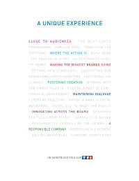 A Unique Experience