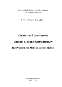 Creator and Creature in William Gibson's Neuromancer