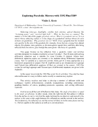 Exploring Parabolic Mirrors with TI92 Plus/TI89