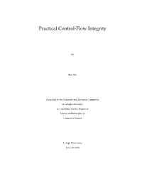Practical Control-Flow Integrity