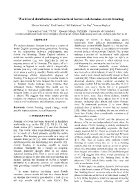 Word-Level Distributions and Structural Factors Codetermine GOOSE Fronting