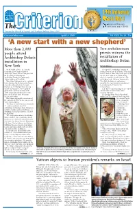 'A New Start with a New Shepherd'