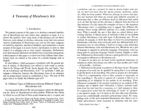 A Taxonomy of Illocutionary Acts