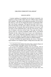 Manuscripts the Community Rule and the Damascus Document