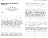 Selections from on the Heavens and Metaphysics on the Heavens