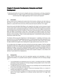 Chapter 5: Economic Development, Enterprise and Retail Development