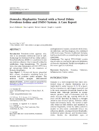 Demodex Blepharitis Treated with a Novel Dilute Povidone-Iodine and DMSO System: a Case Report