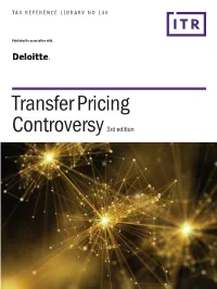 Transfer Pricing Controversy 3Rd Edition Transfer Pricing ���������������