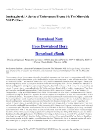 [Zm8ep.Ebook] a Series of Unfortunate Events #4: the Miserable Mill Pdf Free