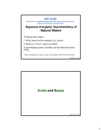 Acids and Bases