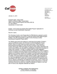 Caltrain TIRCP Application Jan