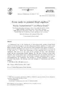From Racks to Pointed Hopf Algebras$