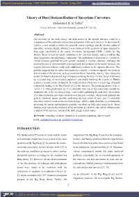 Theory of Dual Horizonradius of Spacetime Curvature